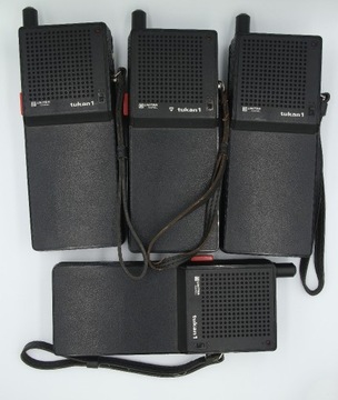 4x Unitra Warel Tukan 1 radiotelefon PMR