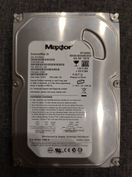 Dysk twardy Maxtor DiamondMax20 160gb.