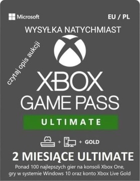 Xbox game pass ultimate 2msc Xbox live gold czt.op