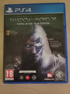 PS4 Shadow of Mordor, Game of the year edition