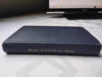 Książka z 1912 roku , Lehrbuch der Optik