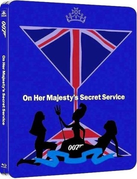 007 ON HER MAJESTY'S SECRET SERVICE BLU-RAY STEELB