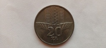 Polska 20 zł, 1973 r., Wieżowiec i kłosy (L184)