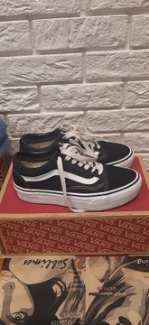 Vans trampki czarne rozm 36 wkł 23cm