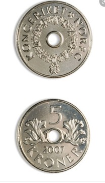 5 koron norweskich