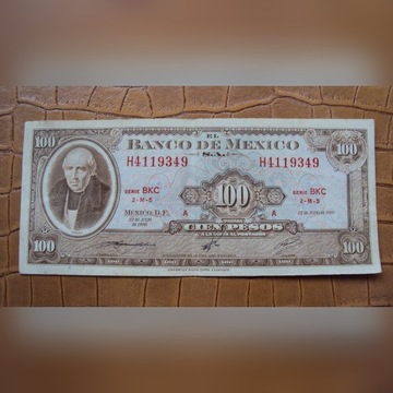 MEKSYK 100 Pesos 1970 Miguel Hidalgo