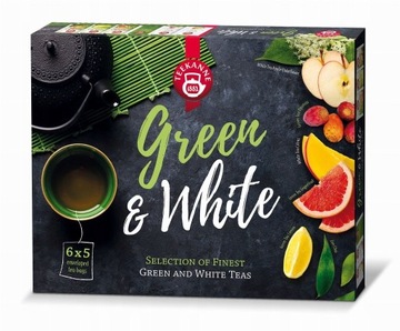 Teekanne Green & White Collection 30 kopertek