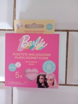 Puszyst wielorazowe płatki kosmetyczne glov Barbie