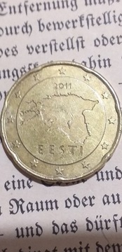 20 euro cent  2011 Estonia 