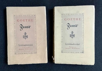 Goethe - Faust dwa tomy wyd. 1953