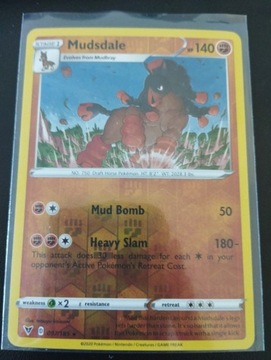 Vivid Voltage - Mudsdale rare Reverse Holo