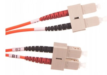 PATCHCORD ŚWIATŁOWODOWY SC/SC DUPLEX MM 50/125 OM2