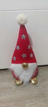 Skrzat świąteczny krasnal handmade dekoracje 