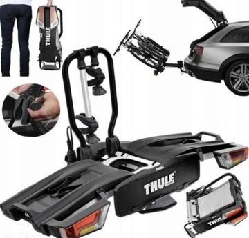 Nowy Thule easyfold xt2 F2 Fix4bike Bagażnik hak