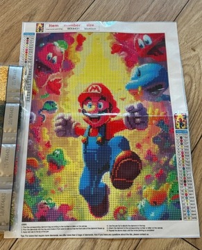 haft diamentowy Super Mario Diamond Painting