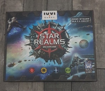 Gra Star Realms + 2 liczniki życia + 2 zestawy kart