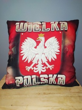 Nowa Poduszka Patriotyczna z wzorem Wielka Polska