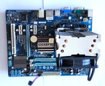 Gigabyte G41MT-S2P +Core 2 Quad Q9550+Spartan chł