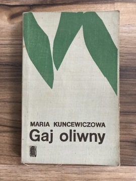 Książka „Gaj oliwny”- Maria Kuncewiczowa 1968 rok