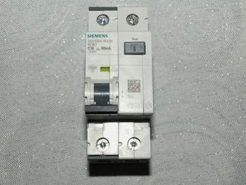 Wyłącznik kombinowany RCBO typu A Siemens C10A
