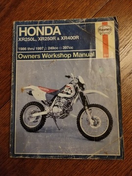 Haynes manual do Honda Xr 250 Xr 400 servises