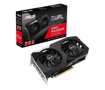 NOWA karta graficzna ASUS RX 6600 Dual 8GB GWARANC