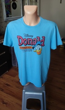 Reserved t-shirt męski Donald Disney L niebieski bubble gum