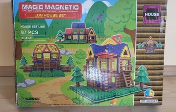 Magformers log house set klocki magnetyczne