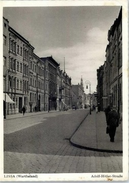 LESZNO Lissa  Hitler Strasse 1942
