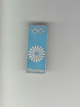 Monachium 1972  Olimpiada Igrzyska  Logo  odznaka 