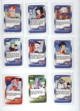 Dragon Ball Z Chio. Karty 1-50 Nowe, Folia 