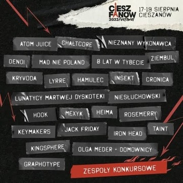 3 dniowy karnet "Cieszfanów festiwal"2023r.