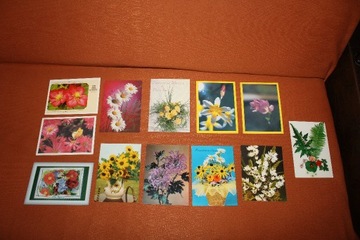 Kartki pocztówki z motywem kwiatów