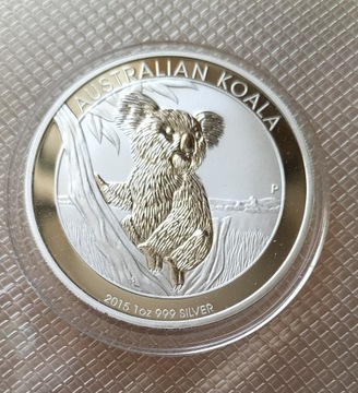 Srebrna moneta 1 oz Koala 2015