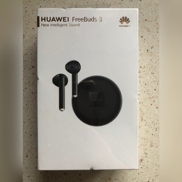 HUAWEI FreeBuds 3 kolor czarny *nowe*folia*pudełko