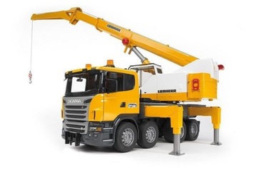 Bruder 03570 Scania dźwig Liebherr 1,3m dźwięk 184