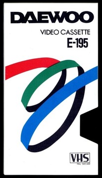 6x Daewoo E-195 pudełko na kasetę video VHS