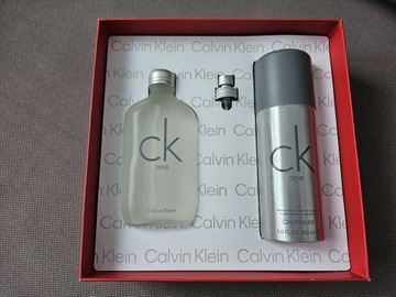 Calvin Klein ONE zestaw woda 100 ml dezodorant 150