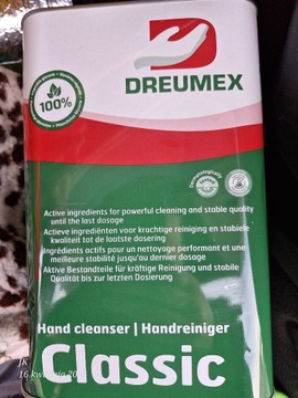 DREUMEX CLASSIC Wydajna Pasta żel BHP do rąk 4,5L