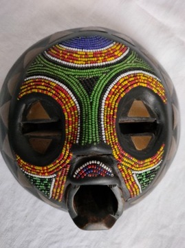 Maska Afrykańska.Baluba Kongo .Sztuka Afrykańska.