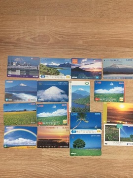 Karty telefoniczne Japonia Góry,Widoki,Panorama