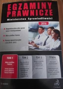 Egzaminy Prawnicze Ministerstwa Sprawiedliwości 