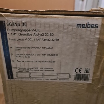 Meibes-66814.30 V-UK 1 1/4", Grundfos Alpha2 32-60