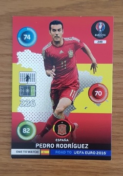 Pedro Rodriguez panini ONE TO WATCH ROAD TO EURO 