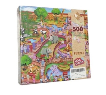 Nowe Puzzle dziecięce 8+ lat Zoo 500 elementów