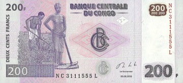 Kongo - 200 Francs - 2013 - P99 - St.1