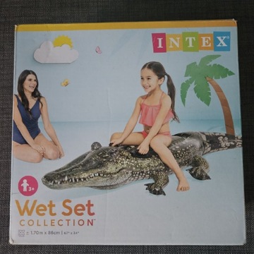 Dmuchana zabawka do pływania - aligator INTEX