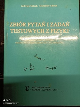 Zbiór pytań i zadań testowych z fizyki