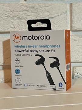 słuchawki bezprzewodowe motorola verve loop 105, 