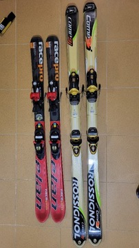 Narty ROSSIGNOL comp9j 150 cm + ELAN racepro 120